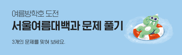 여름방학호 도전 / 서울여름대백과 문제 풀기 / 3개의 문제를 맞혀 보세요.