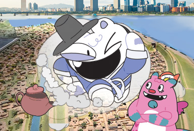 서울 생활 3년차, 너구리 가족 만나 봤어요