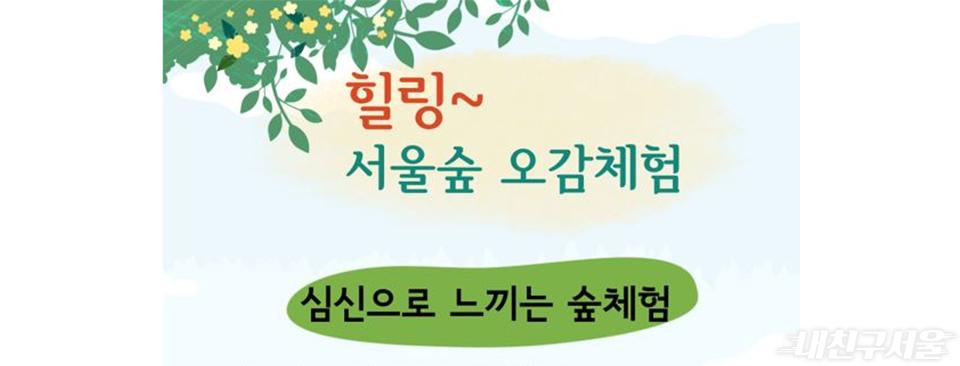 힐링 서울숲 오감체험