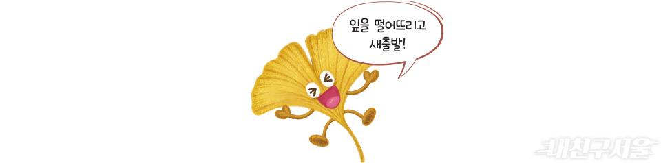잎을 떨어뜨리고 새출발!