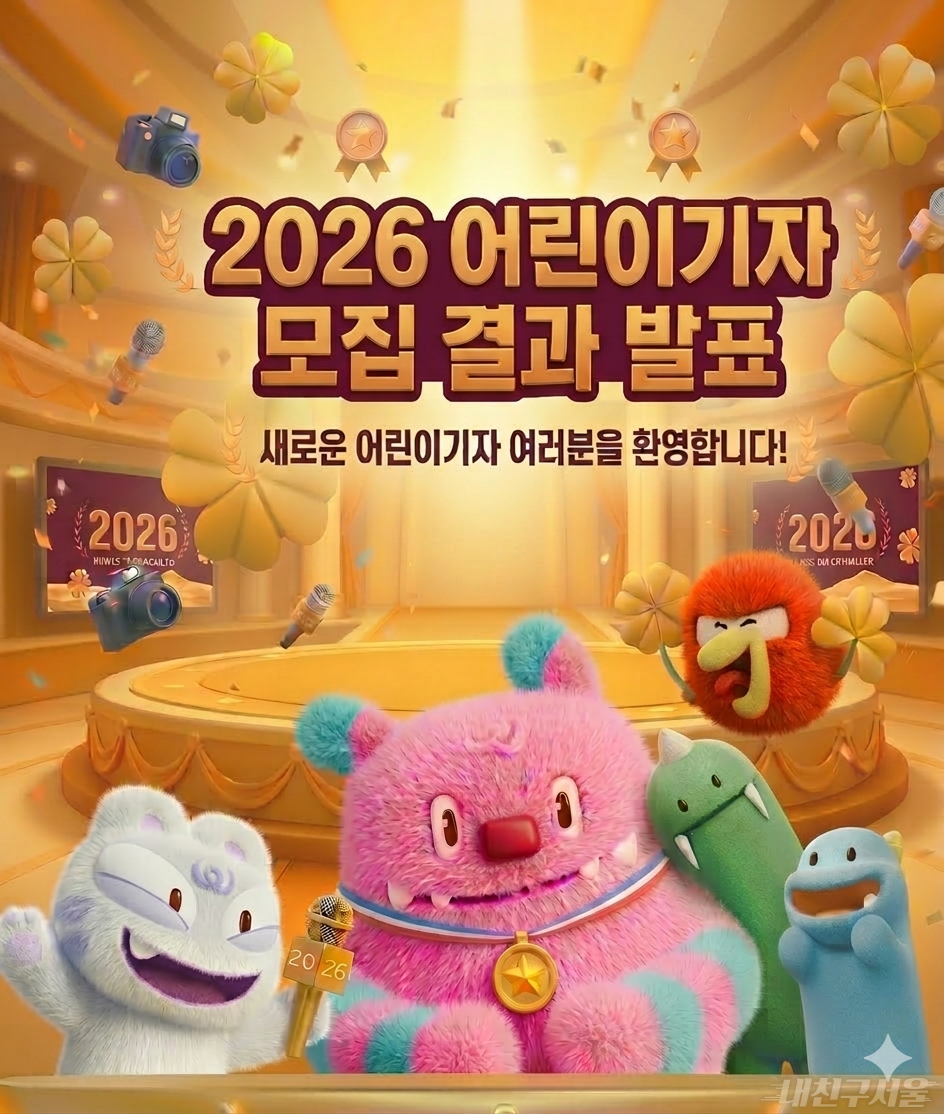 2026어린이기자 모집 결과 발표